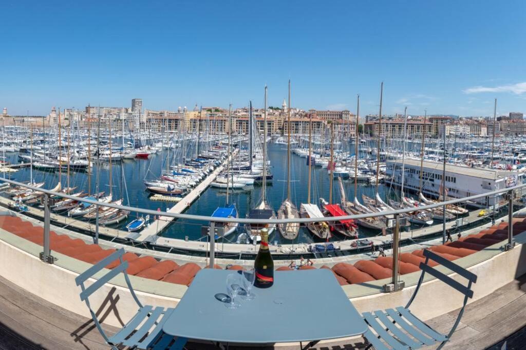 Sublime Pepite Vieux Port 2P Vue Imprenable Apartment Marseille Luaran gambar