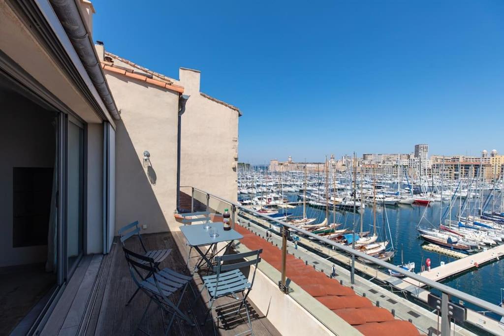 Sublime Pepite Vieux Port 2P Vue Imprenable Apartment Marseille Luaran gambar
