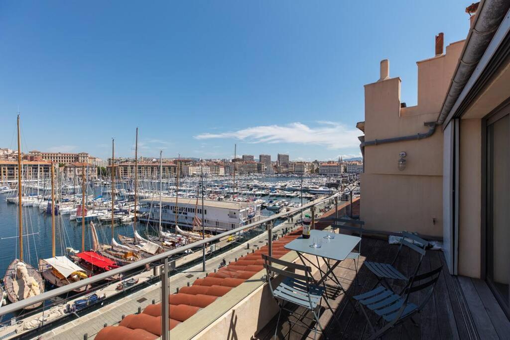 Sublime Pepite Vieux Port 2P Vue Imprenable Apartment Marseille Luaran gambar